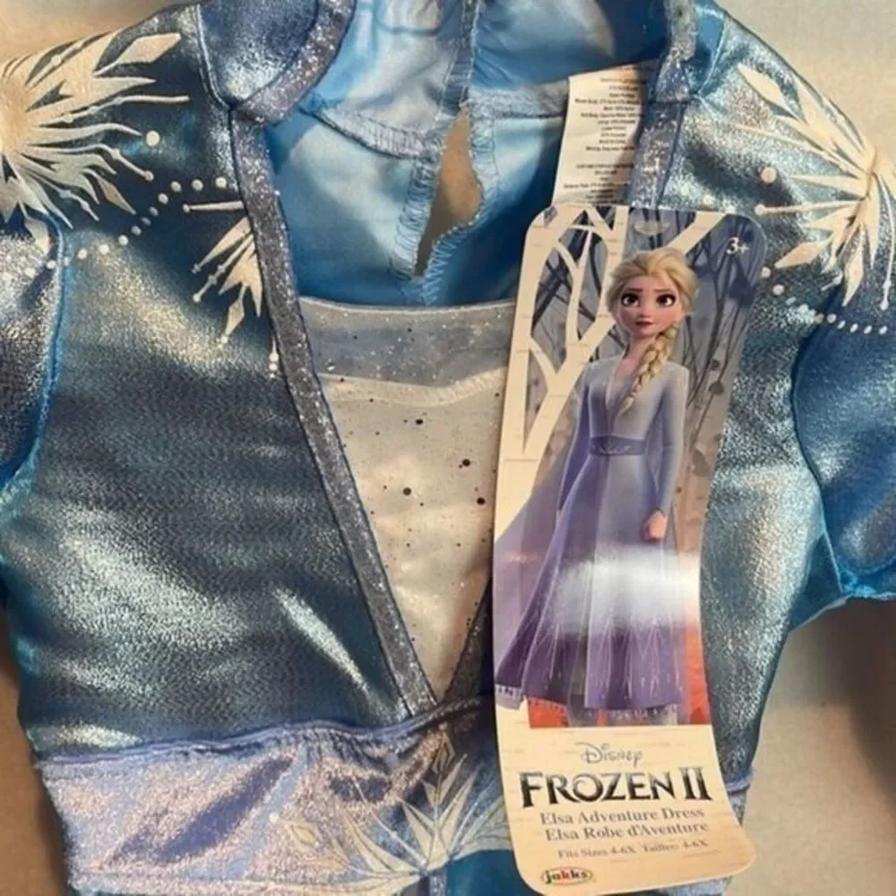Disney‎ Frozen 2 Elsa Adventure Travel Dress size 4-6X